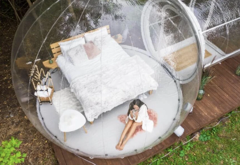 bubble tents for outdoor dining